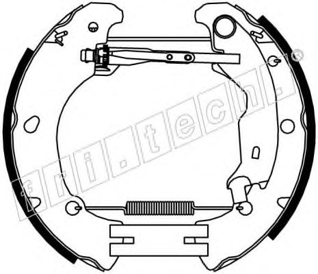 fri.tech. 16376 Brake Shoe Set